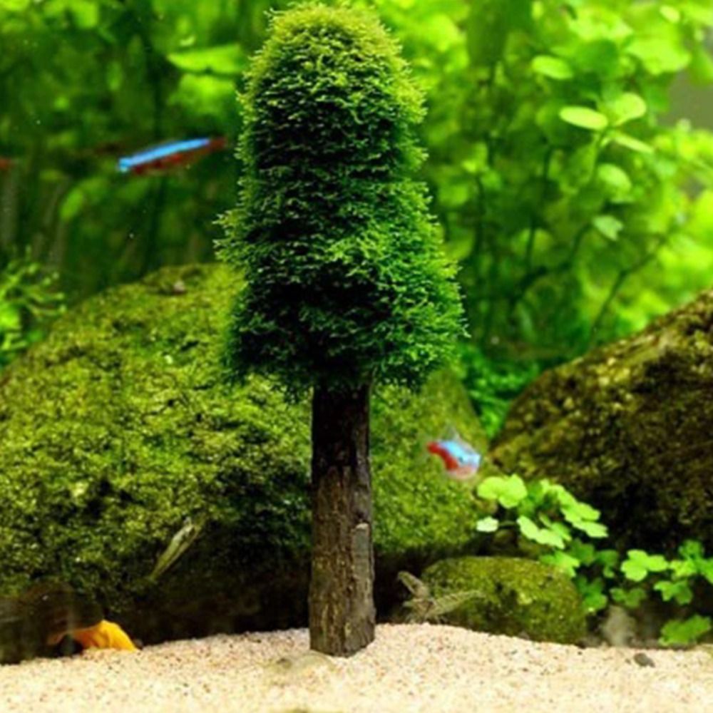 Aquarium Planted Background - Имитация рождественской елки, держатель для мха