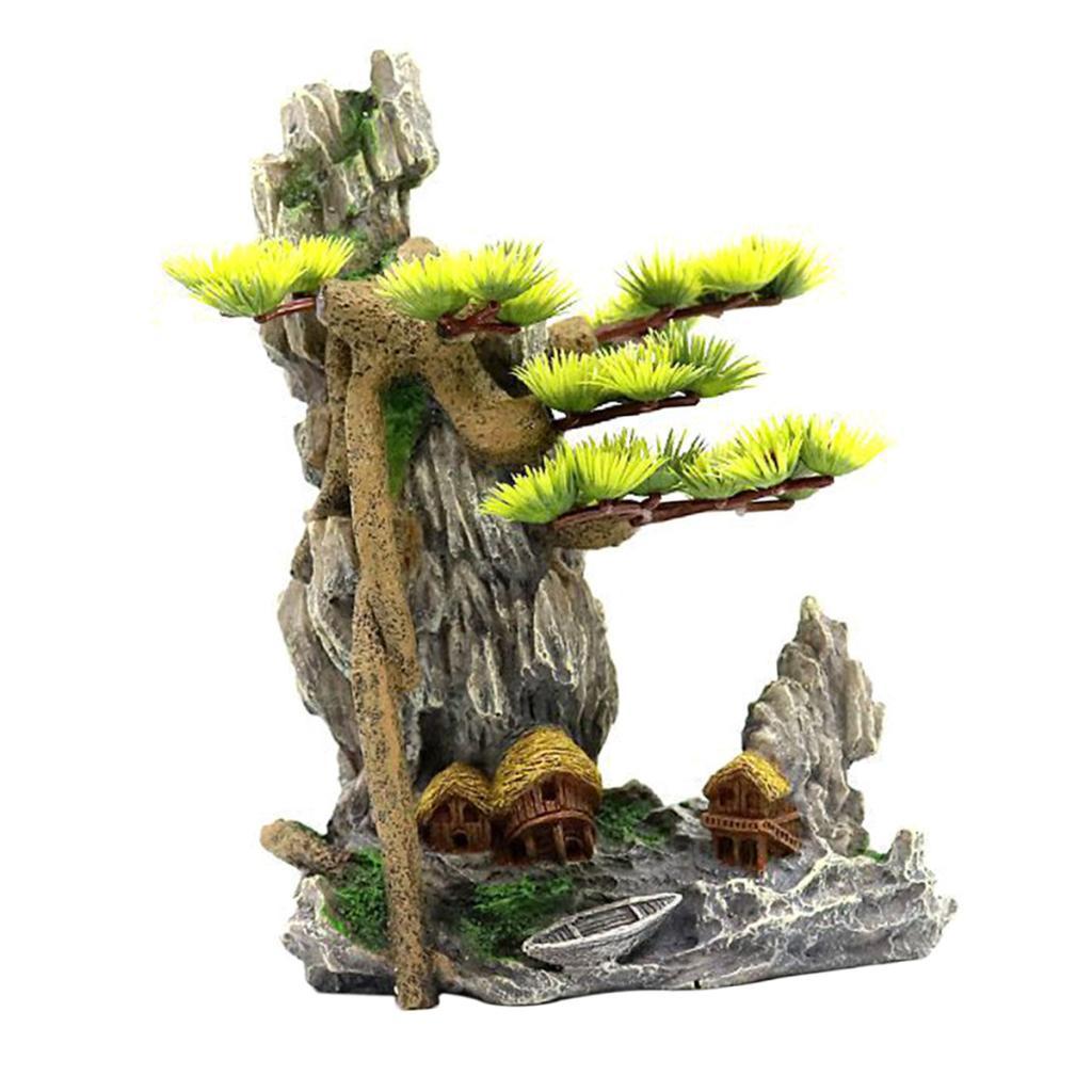 Aquarium Planted Wood - Деревянная пещера Рептилия Пещера Пещера деревьев