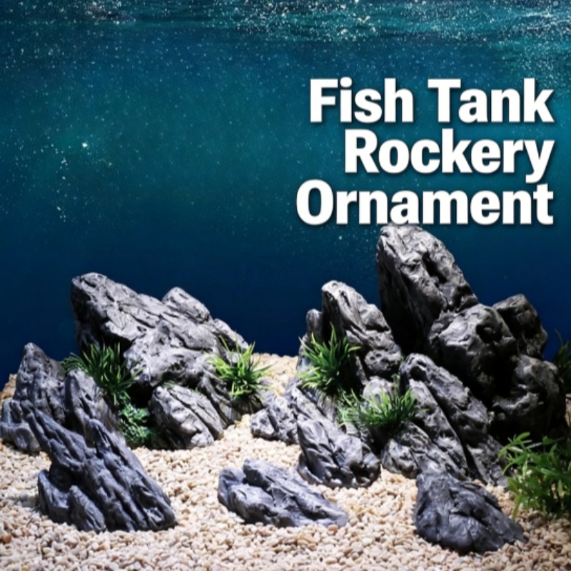 Aquarium Planted Background - Декор для аквариума: имитация камней, ландшафтный