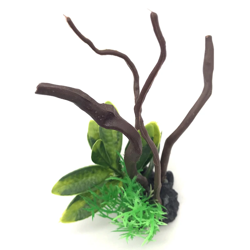 Aquarium Planted Wood - Искусственные рыбки, украшения для аквариума, нетоксичные