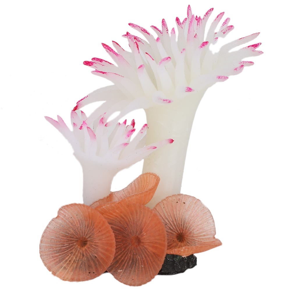 Aquarium Planted Background - Искусственный коралл ярких цветов, мягкая имитация,