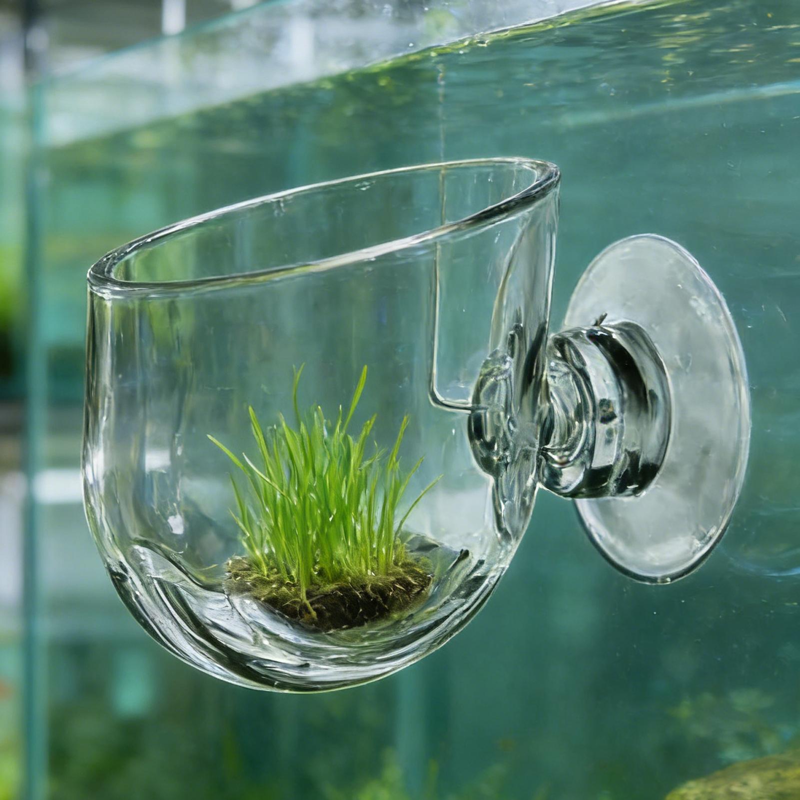Aquarium Planted Background - Акриловый держатель для аквариумных растений, прозрачный