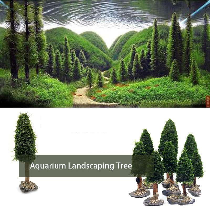 Aquarium Planted Seeds - Аквариумное украшение, водные растения, мох, Сосновая