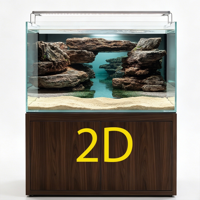 Aquascape Stone Seiryu - Натуральный многослойный камень для аквариума, декоративный