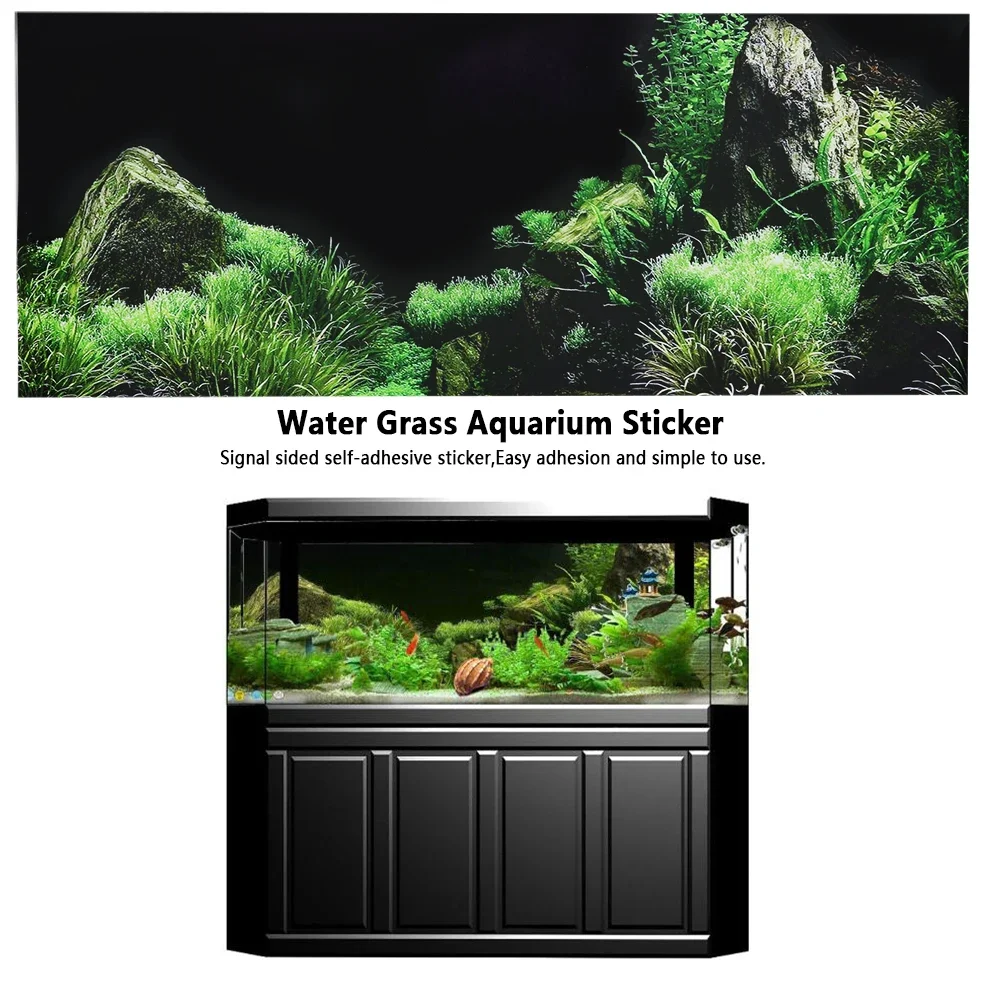Фон для аквариума 3d наклейка  – обзор и цена Aquarium Planted Background