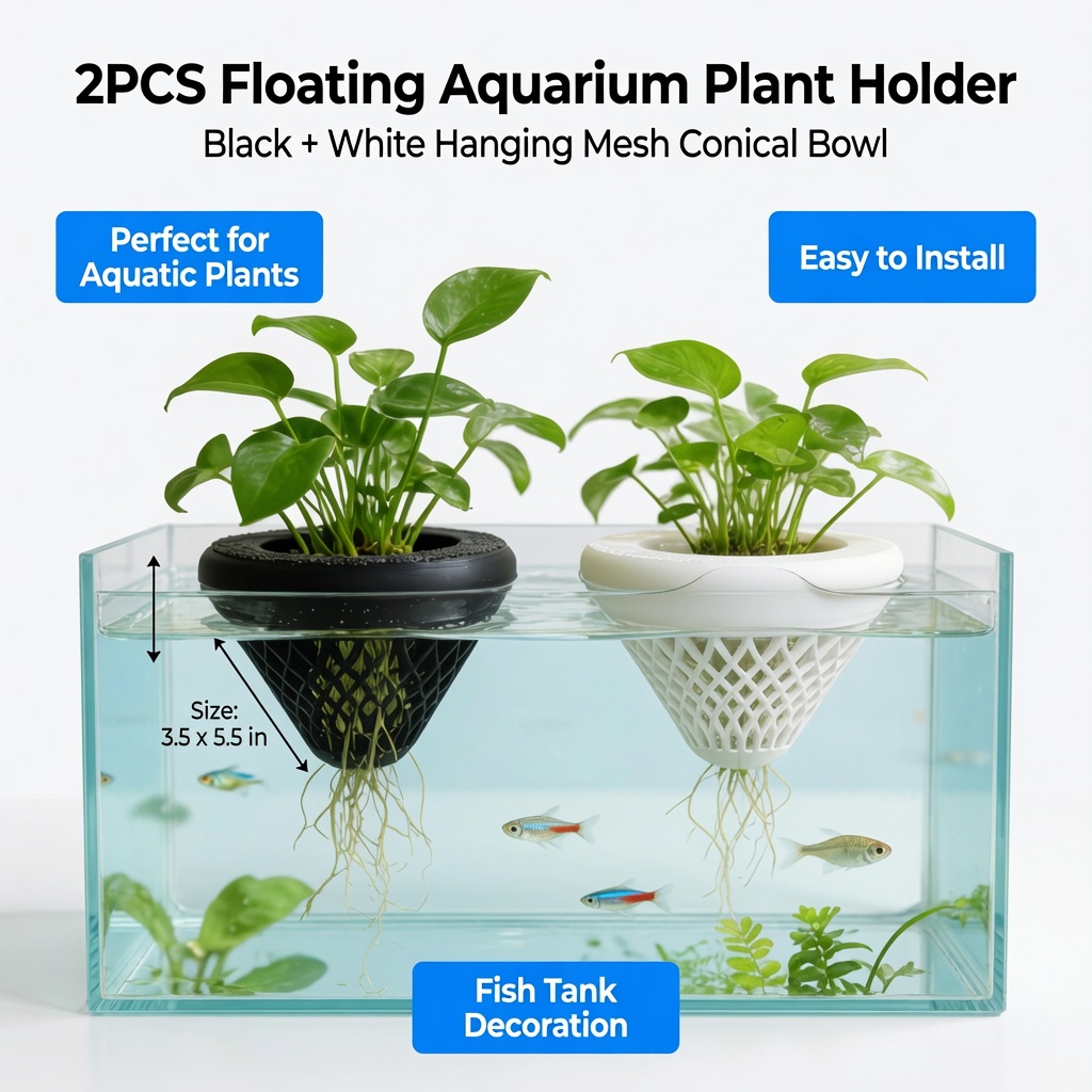 2 шт. плавающих держателей для – обзор и цена Aquarium Plant Live