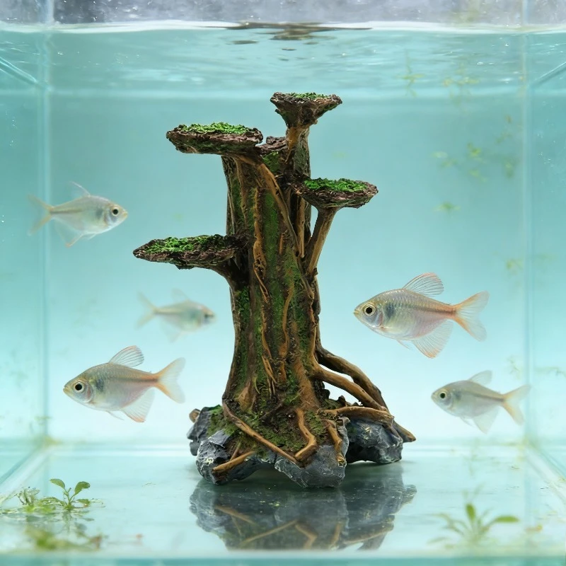 Искусственное моховое дерево-к – обзор и цена Aquarium Planted Wood