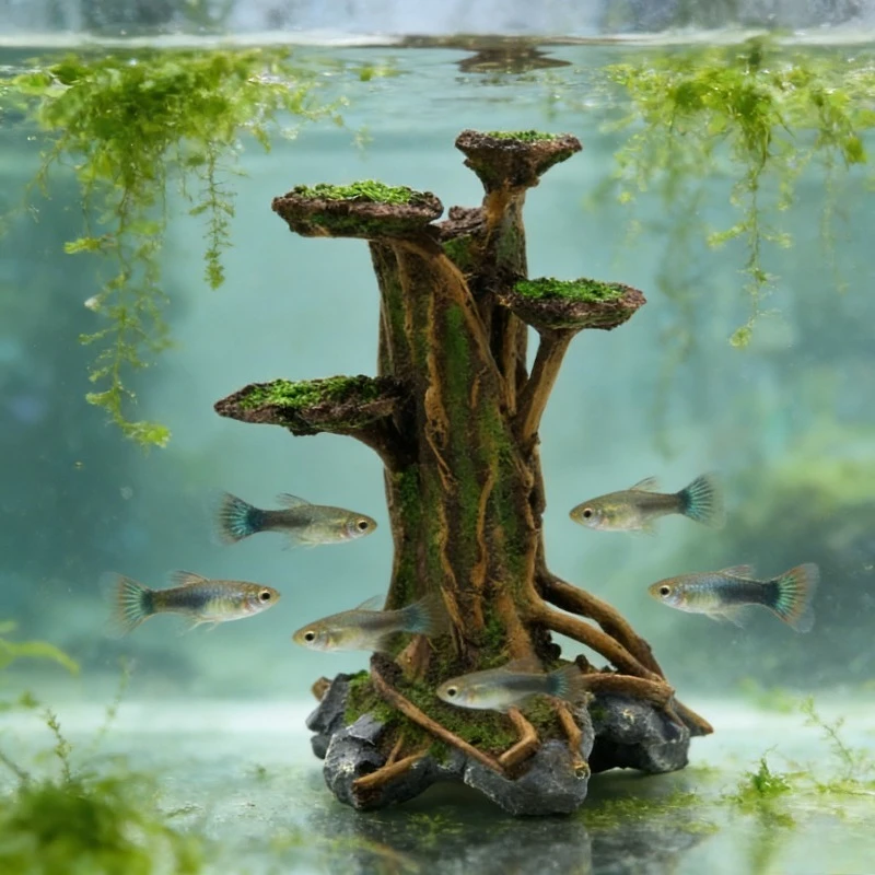Искусственное моховое дерево-к – обзор и цена Aquarium Planted Wood