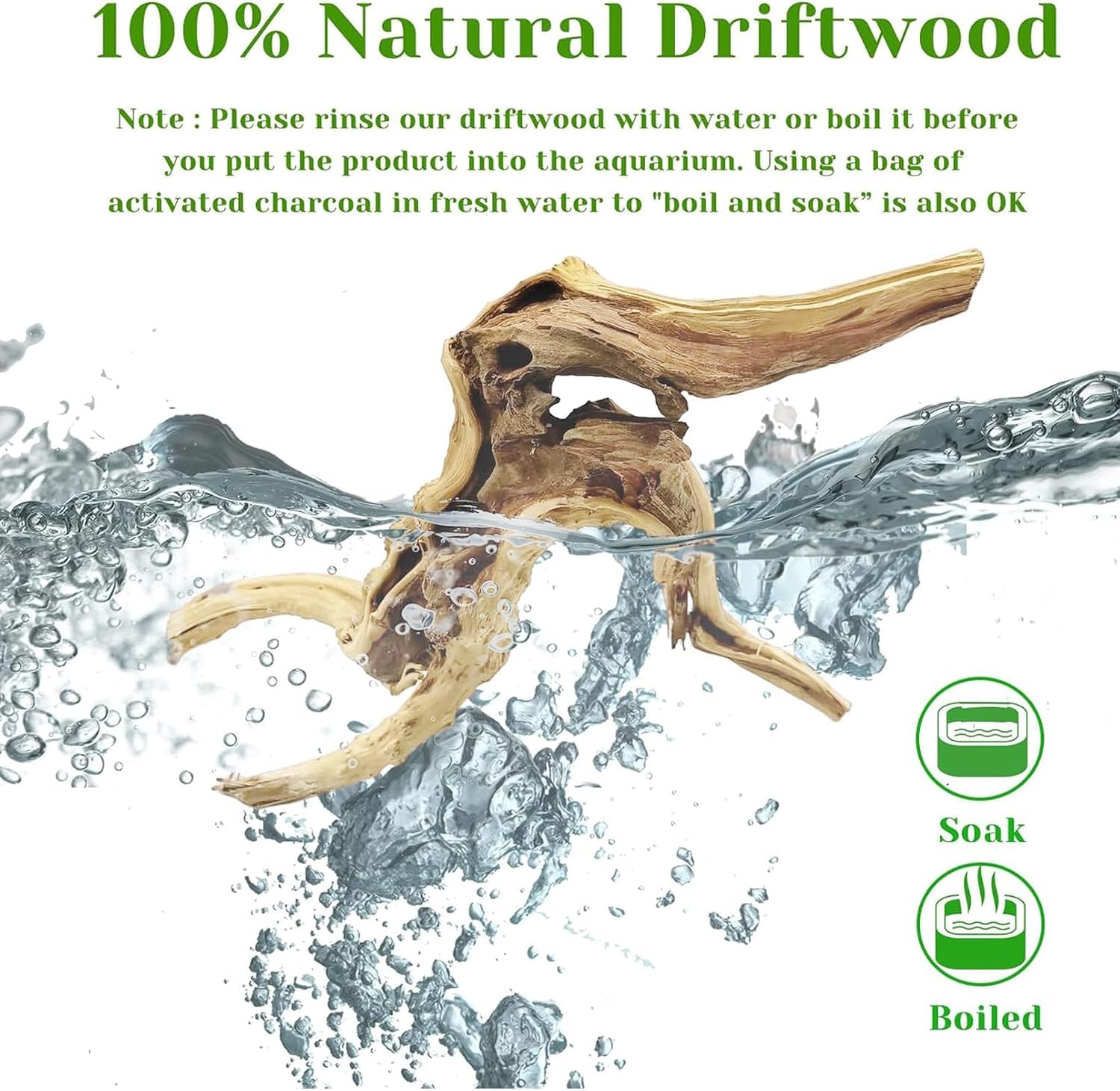 1 шт. 20-25 см натуральная кор – обзор и цена Aquarium Planted Wood