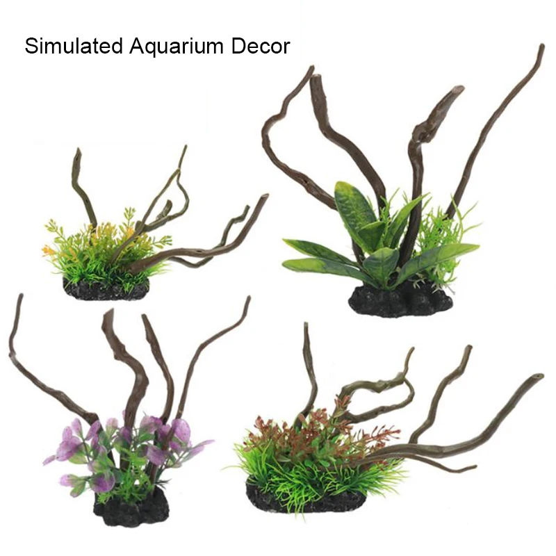Искусственные рыбки, украшения – обзор и цена Aquarium Planted Wood
